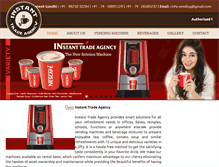 Tablet Screenshot of instanttradeagency.com